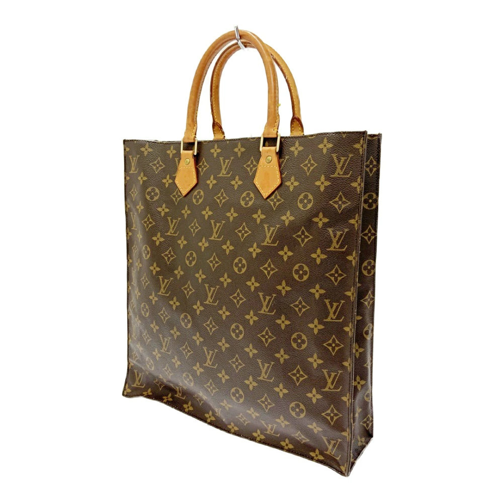 Louis Vuitton Tote Brown Plat Sac Monogram Bag